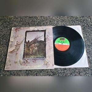 Led Zeppelin IV 1971 Porky PeckoDuck LP Vinyl SD 7208 Gatefold Santa Maria Press
